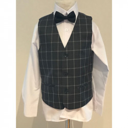 COSTUME ENFANT A CARREAUX  JOSH GRIS