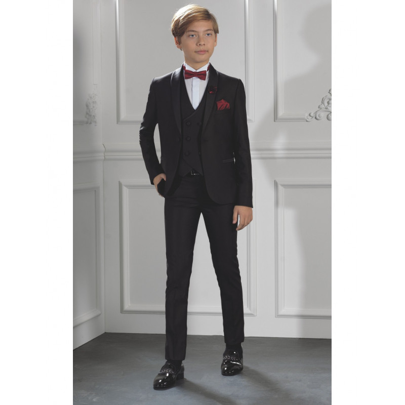 COSTUME GARÇON DE MARIAGE NOIR LOIC
