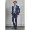 Costume enfant Steve bleu roi