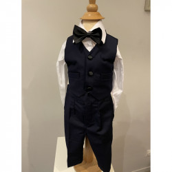 Costume bébé bleu Aaron mariage et cérémonie