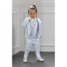 Costume bébé bapteme HUGO blanc
