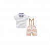 Tenue de cérémonie bébé été beige