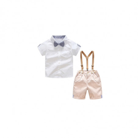 Tenue de cérémonie bébé été beige