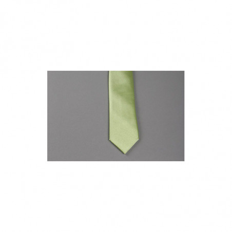 Cravate enfant vert anis