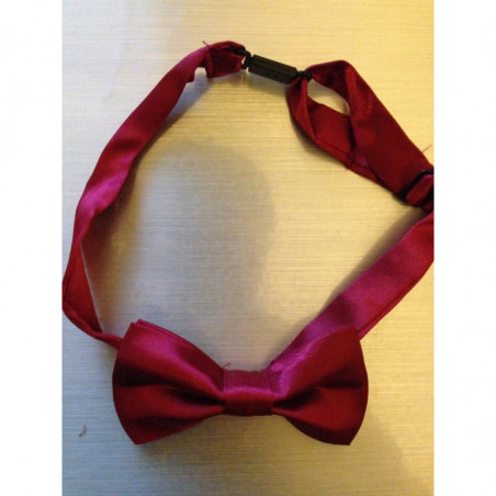 Noeud de papillon enfant rouge bordeaux
