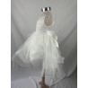 Robe enfant Bella blanche avec traine