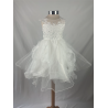 Robe enfant Bella blanche avec traine