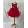 Robe enfant bordeaux Natacha
