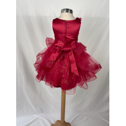 Robe enfant bordeaux Natacha