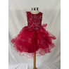 Robe enfant bordeaux Natacha
