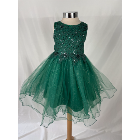 Robe enfant vert Sylvia mariage et cérémonie