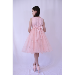 Robe Enfant Fille Rose Luciana