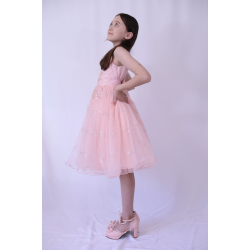 Robe Enfant Fille Rose Luciana
