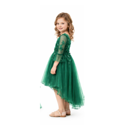 Robe enfant verte mariage  et cérémonie