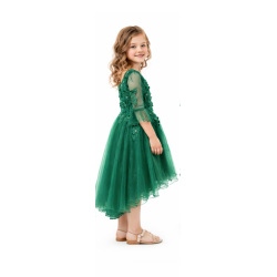 Robe enfant verte mariage  et cérémonie